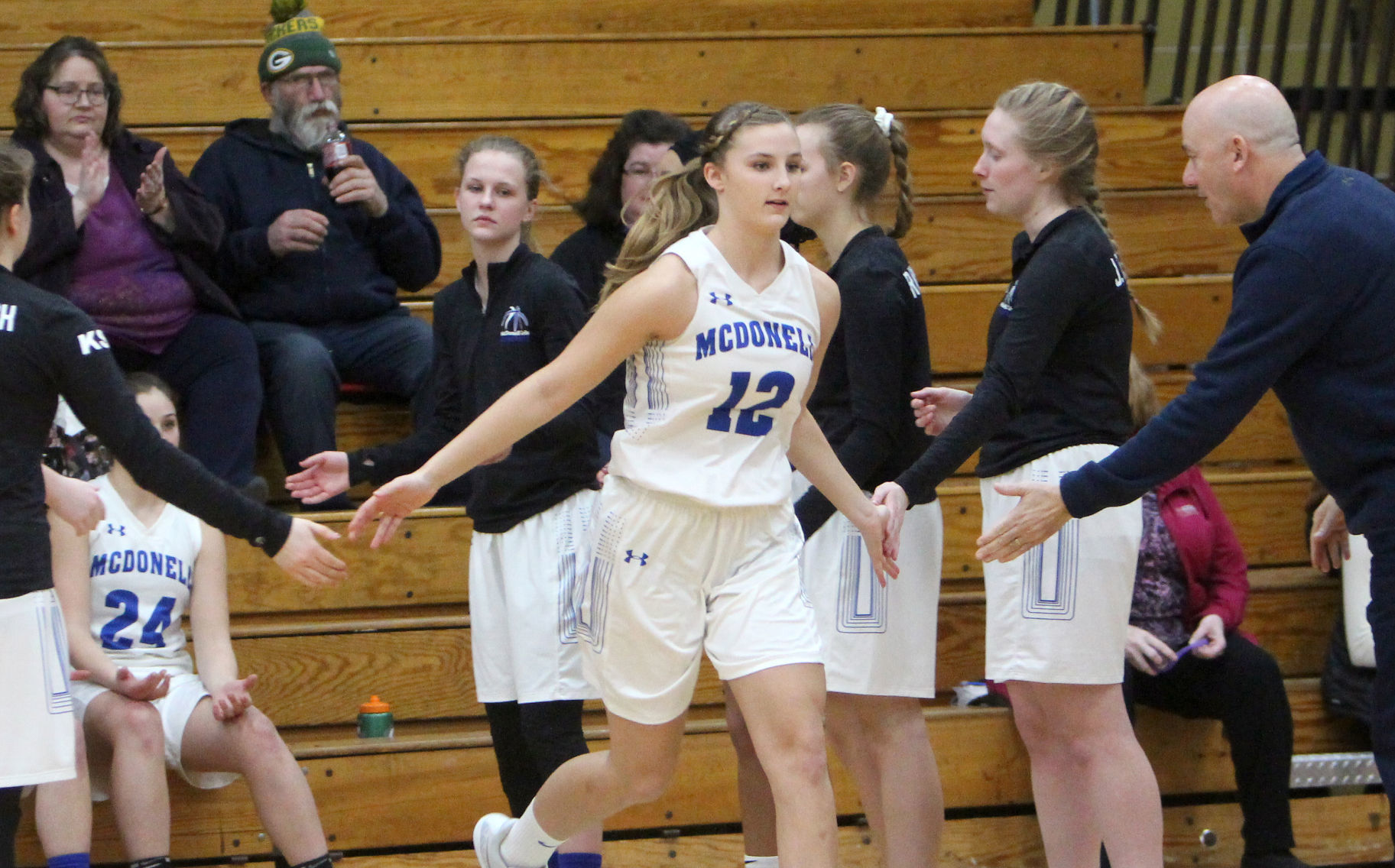 Cadott at McDonell girls basketball 1-3-19